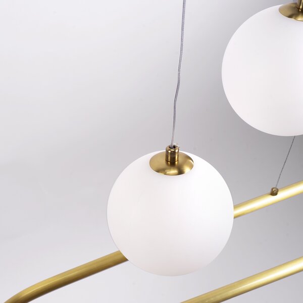 Toolight Toolight, LED stropní osvětlení 120cm, LHJ039-CP, zlatá matná, OSW-60024