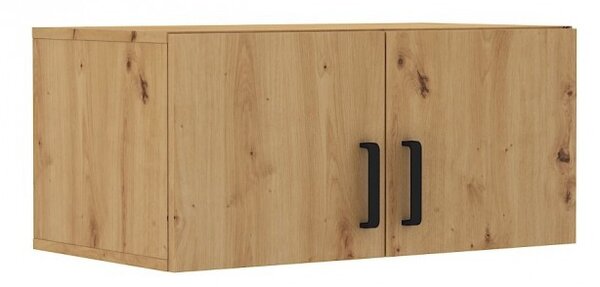 Nástavec nad šatní skříň MABAKA - šířka 80 cm, dub artisan