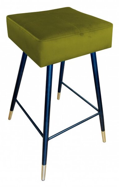 Barová židle do kuchyně Drines zlaté nohy Bluvel 75