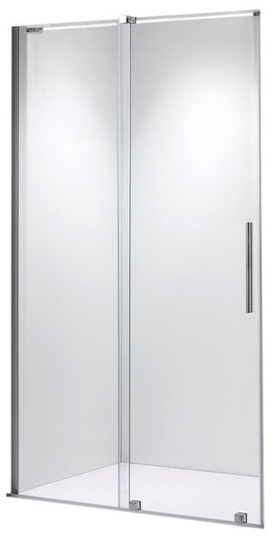 BPS-koupelny Posuvné sprchové dveře HYD-ATA-CH-A 90 chrom/transparent pro instalaci do niki - bez vaničky