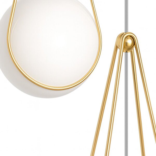 Toolight Závěsné osvětlení Modern D34 APP1793-1CP 20cm zlaté