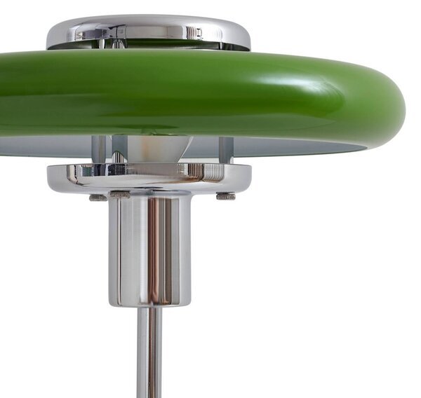 Lindby stolní lampa Branford, retro, zelená, kov/mramor, Zelená, Obývací pokoj / jídelna, kov, Vintage