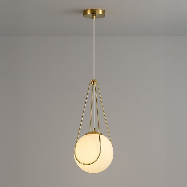 Toolight Závěsné osvětlení Modern D34 APP1793-1CP 20cm zlaté