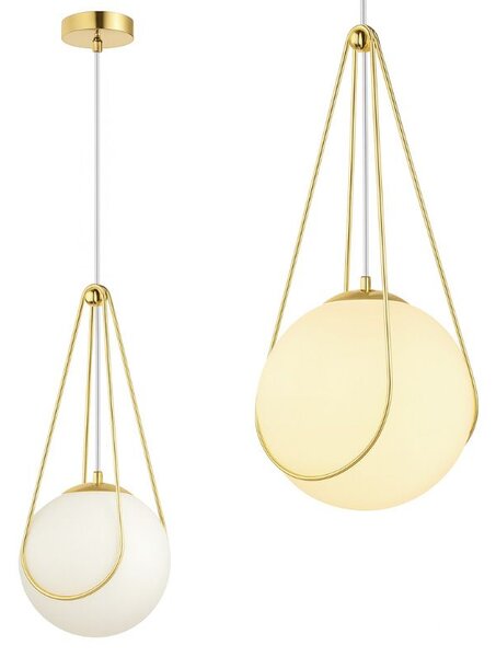 Toolight Závěsné osvětlení Modern D34 APP1793-1CP 20cm zlaté