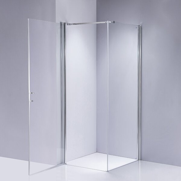 BPS-koupelny Čtvercový sprchový kout HYD-SK1190A 80x80 chrom/transparent - bez vaničky