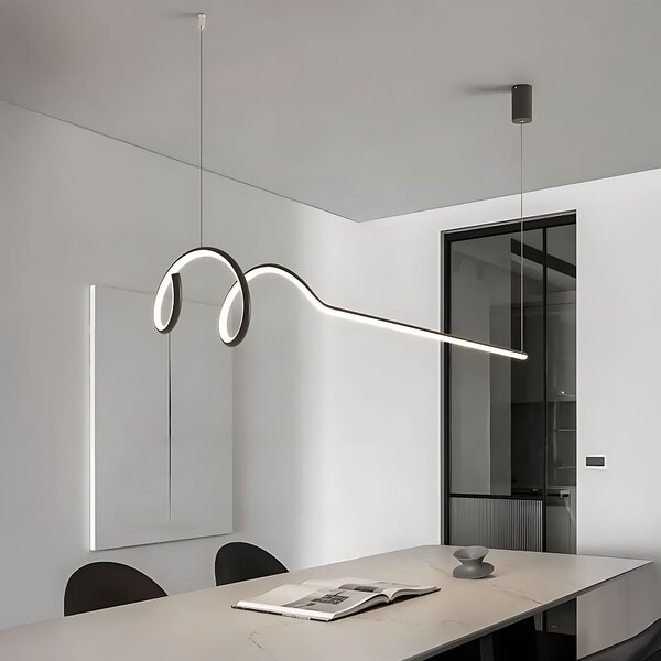 Toolight Toolight, LED závěsné svítidlo 120cm, 36W, 3000K, LHJ030-CP, černá, OSW-50013