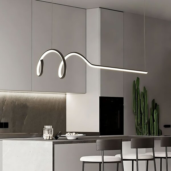 Toolight Toolight, LED závěsné svítidlo 120cm, 36W, 3000K, LHJ030-CP, černá, OSW-50013