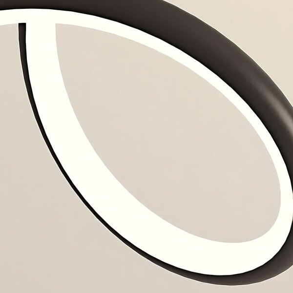 Toolight Toolight, LED závěsné svítidlo 120cm, 36W, 3000K, LHJ030-CP, černá, OSW-50013
