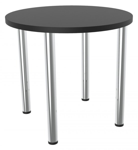 Kulatý jídelní stůl Onex 80 cm Černá struktura