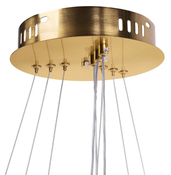 Toolight Toolight, LED stropní svítidlo 46cm, 100W, LED G041-3CP, zlatá matná, OSW-06308