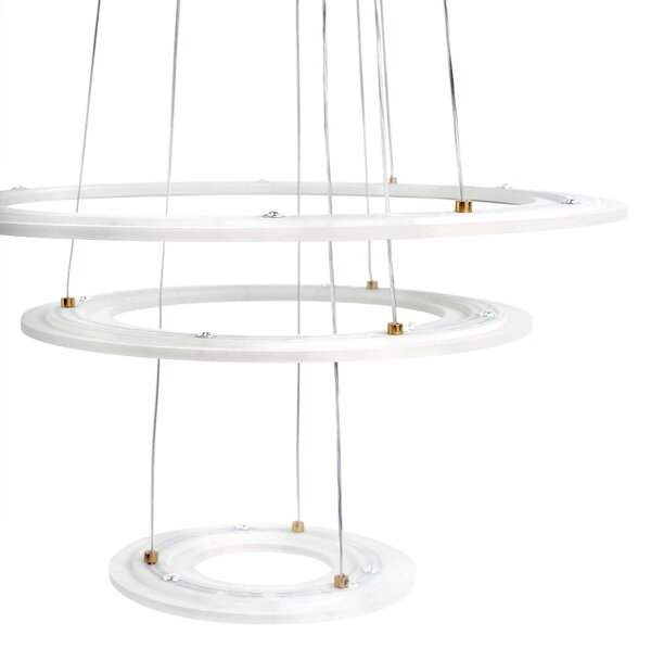Toolight Toolight, LED stropní svítidlo 46cm, 100W, LED G041-3CP, zlatá matná, OSW-06308