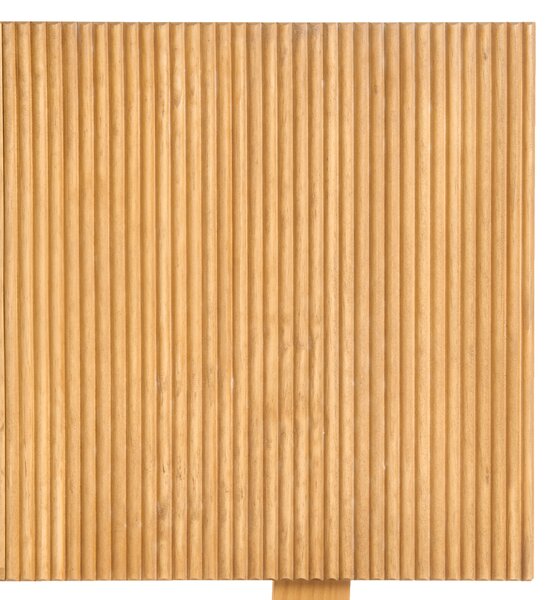 Postel Borovicové dřevo AMBAZAC 120 x 200 cm Světle hnědá