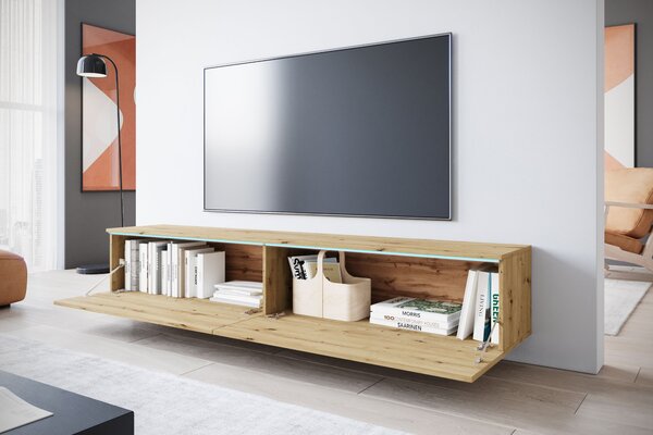 TV stolek CERIEE 180 - dub artisan