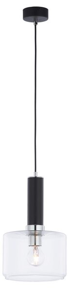 Jupiter 1855 - VA1 - Lustr na lanku VANES 1xE27/60W/230V chrom/černá