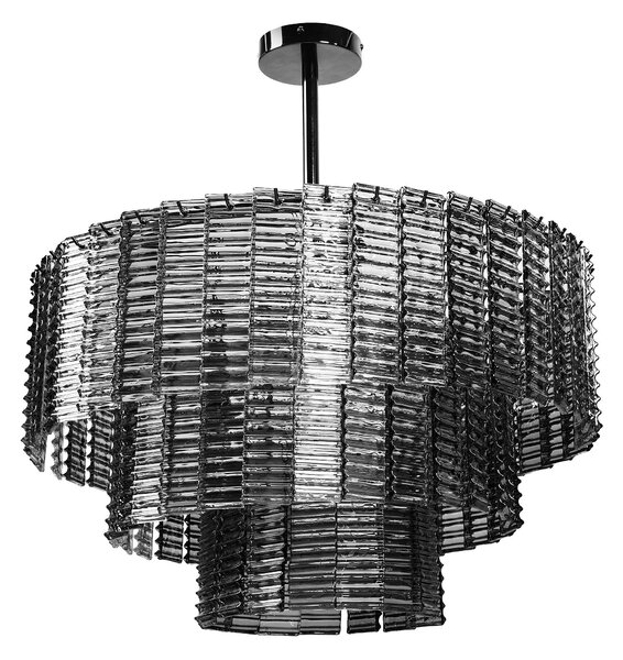 Toolight Toolight, závěsné stropní svítidlo 62cm, 8xE14, APP1678-8CP, šedá, OSW-09313