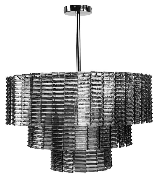 Toolight Toolight, závěsné stropní svítidlo 62cm, 8xE14, APP1678-8CP, šedá, OSW-09313