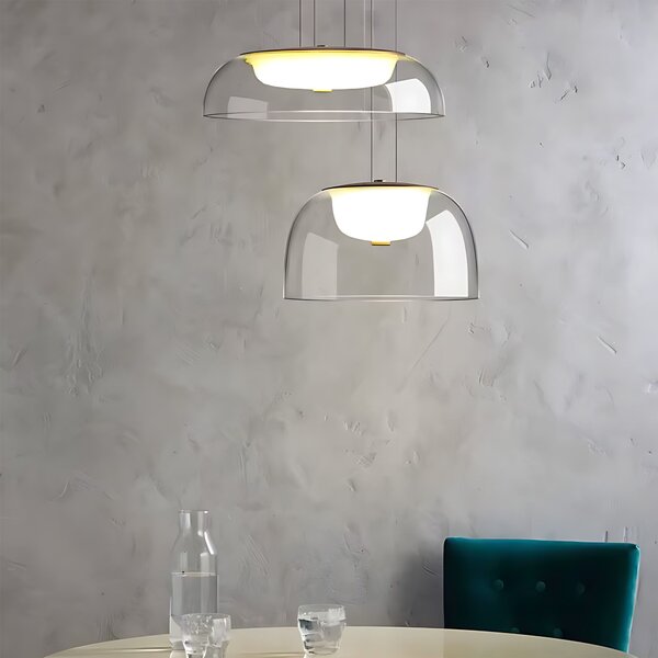 Toolight Toolight, LED závěsné svítidlo 12W, 4000K, 1000lm, APP1690-1PC B, zlatá, OSW-04370