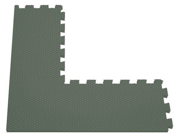 Okrajové díly k podlahám Minideckfloor 63 Khaki (lesní), Díl: Rohový