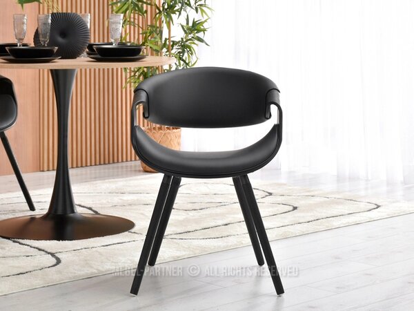 Designová jídelní židle SAROLTA - černá 1