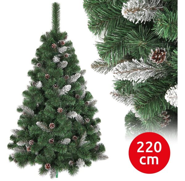 ANMA Vánoční stromek SNOW 220 cm borovice AM0061