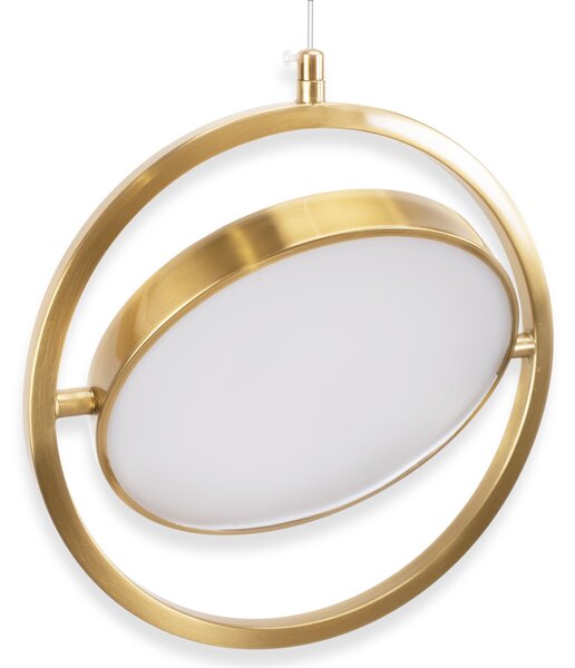 Toolight Toolight, závěsné LED svítidlo 26cm, 4000K, APP1791-CP, zlatá matná, OSW-06068