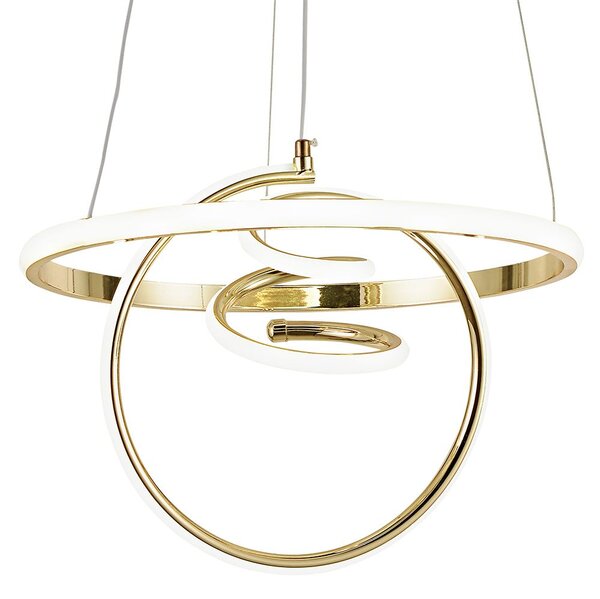 Toolight Toolight, LED závěsné svítidlo 3x20W, 4000K, G066-CP, zlatá lesklá, OSW-08699