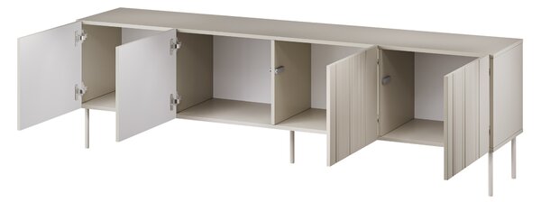 Široký stolek pod TV KERENS - matný béžový