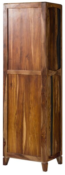 ANCONA Police Palisandr 60x45x200 tmavá, hnědá, lakovaná