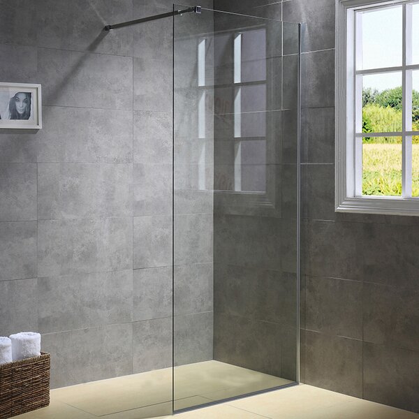 BPS-koupelny Sprchová zástěna Walk-in SH07C 90 chrom - bez vaničky