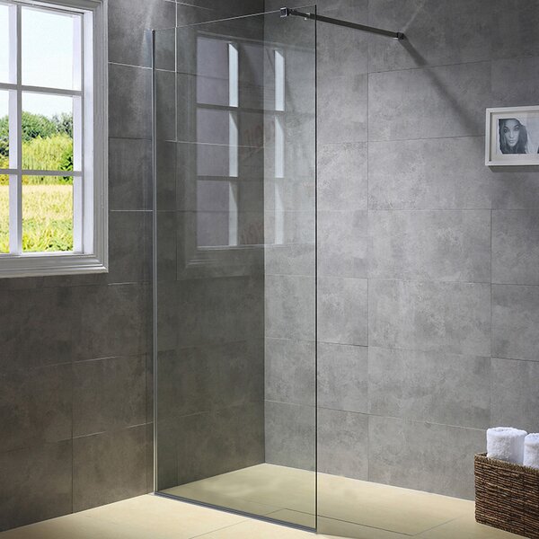 BPS-koupelny Sprchová zástěna Walk-in SH07C 90 chrom - bez vaničky