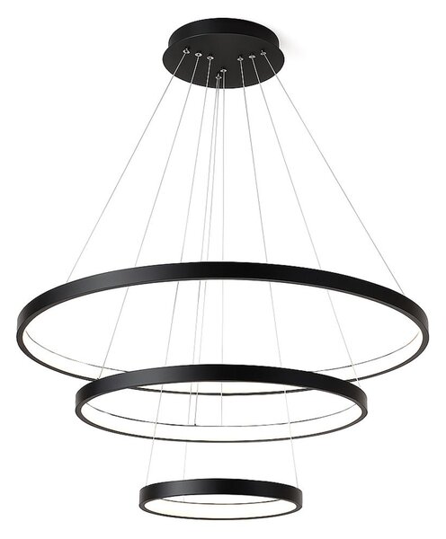 Toolight Toolight, LED stropní osvětlení 61cm, 80W, 3000K, LHJ013-CP3, černá, OSW-60007