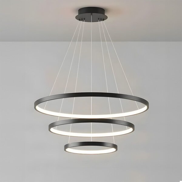Toolight Toolight, LED stropní osvětlení 61cm, 80W, 3000K, LHJ013-CP3, černá, OSW-60007