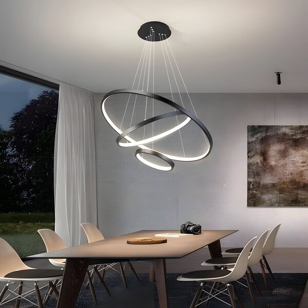 Toolight Toolight, LED stropní osvětlení 61cm, 80W, 3000K, LHJ013-CP3, černá, OSW-60007