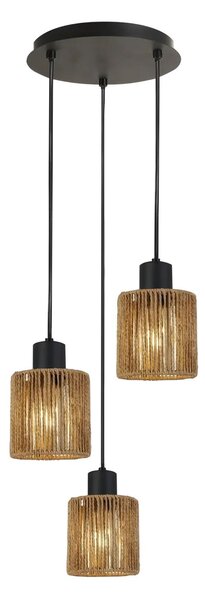 Toolight Závěsné osvětlení v Boho stylu APP1820-3CPR černé