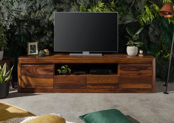 MONTREAL TV stolek 200x45 cm, hnědá, palisandr