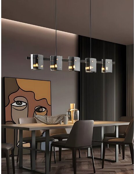Toolight Stropní osvětlení Modern Black APP1706-5CP GREY