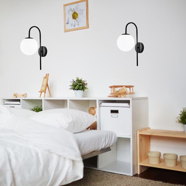 Toolight Nástěnné osvětlení Modern G090-1W černá