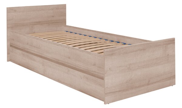 Jednolůžková postel s roštem 80x200 LIONU - dub sonoma