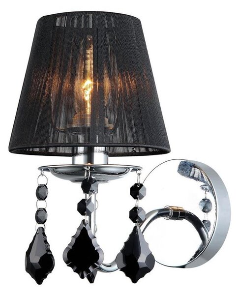 ITALUX MBM-2572/1 BK - Nástěnné svítidlo CORNELIA 1xE14/40W/230V