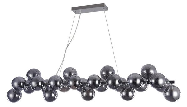 ITALUX PND-5252-A-25-CH+SMK - Lustr na lanku CABELLA 25xG9/28W/230V