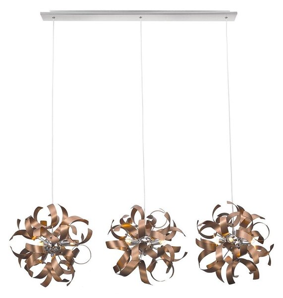 Luxera 64421 - Lustr na lanku RIBBON 3xG9/33W/230V