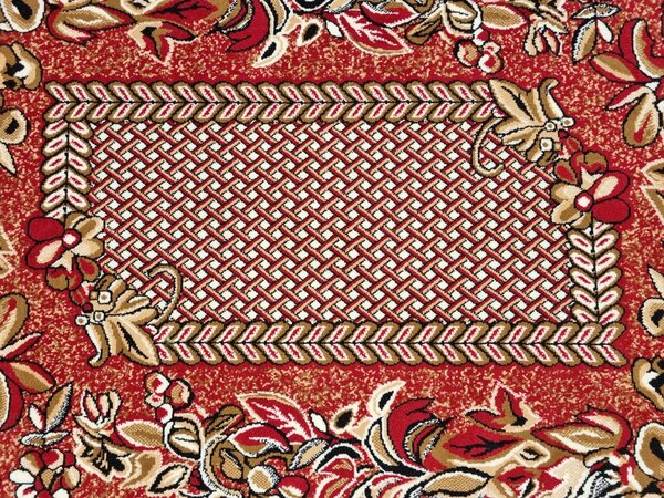 Vzorovaný koberec 180x250 cm LUKEN - červený