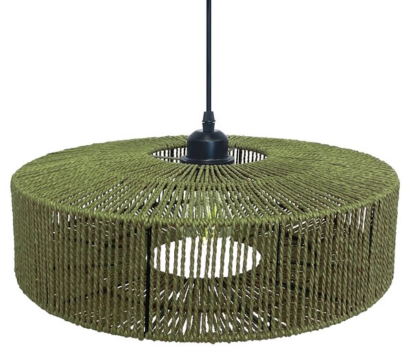 Toolight Toolight, stropní svítidlo 1xE27 APP1296-1CP GREEN, zelená-černá, OSW-08968