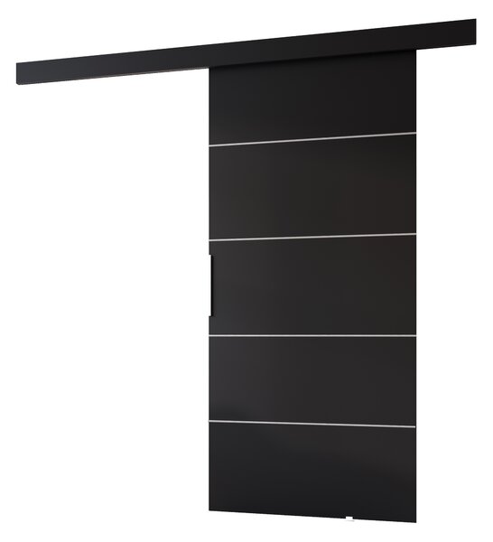 Posuvné interiérové dveře BARRET 2 - 76 cm, černé