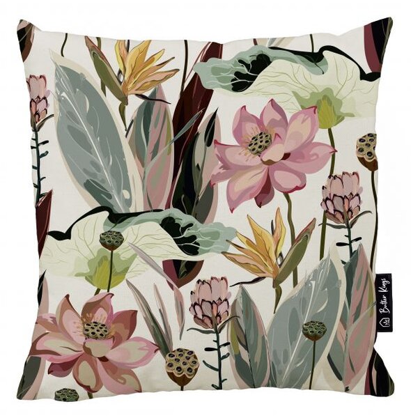 Povlak na polštář flower symphony, canvas bavlna
