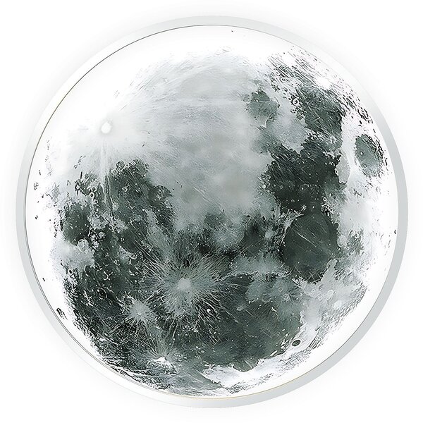 Toolight Moon, LED nástěnné svítidlo 50cm, 35W, 4000K, APP1806-CW, OSW-04352