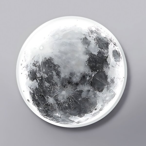 Toolight Moon, LED nástěnné svítidlo 50cm, 35W, 4000K, APP1806-CW, OSW-04352