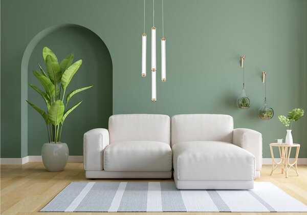 Toolight Moderní LED osvětlení TUBE G024-4CPR zlaté