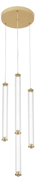 Toolight Moderní LED osvětlení TUBE G024-4CPR zlaté