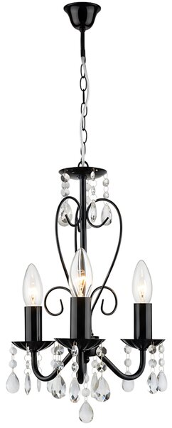 Toolight Rea, Stropní svítidlo EBT013-3CP BLACK, OSW-01248